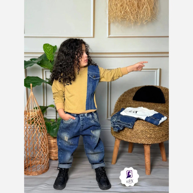 ست بلوز و شلوار جین