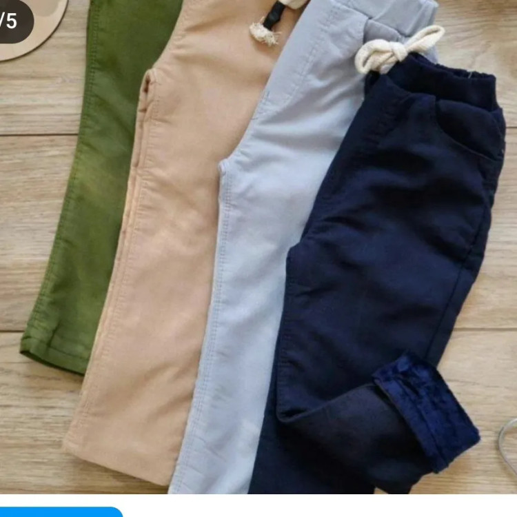 شلوار کتان لاینر دار در سه رنگ