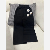 ست کراپ و شلوار مشکی سایز3تا9سال