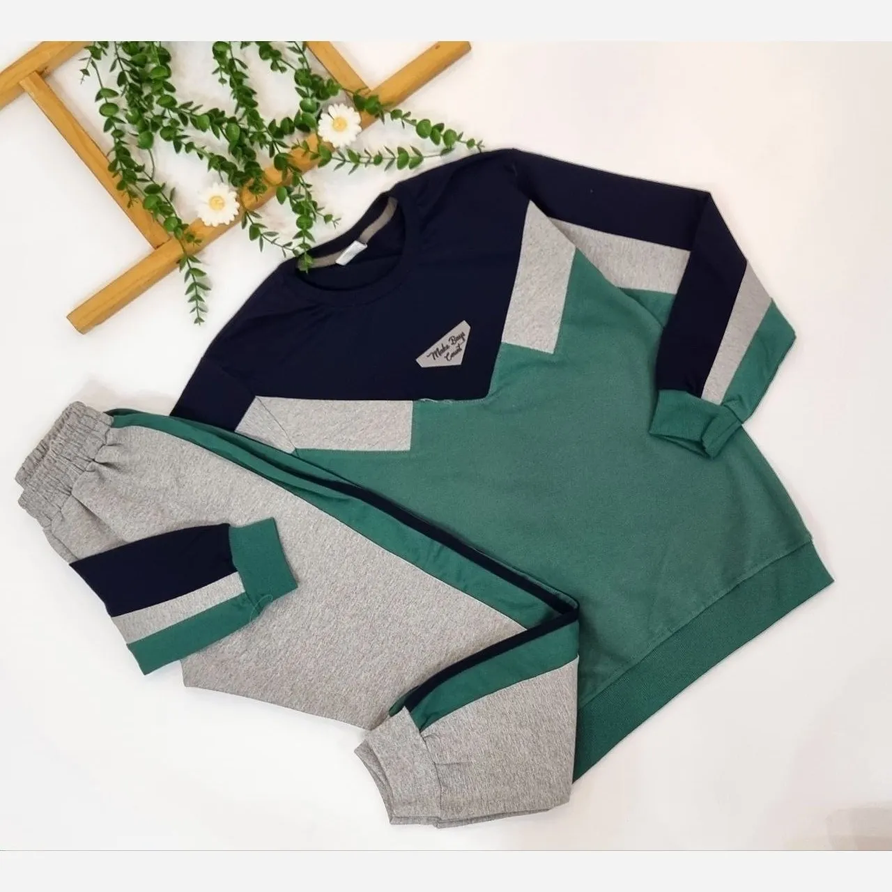 ست بلوز و شلوار پنبه دورس