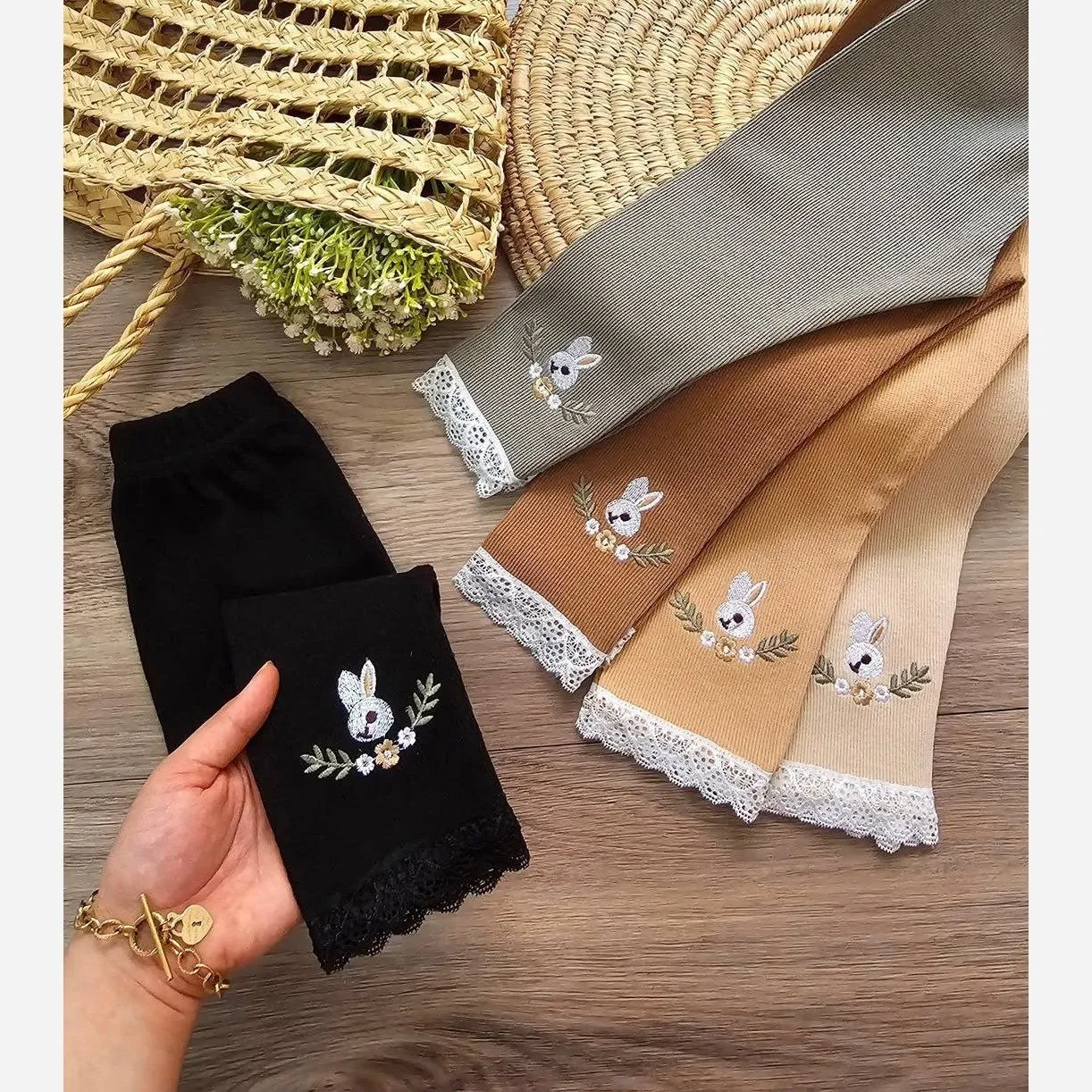 لگ دخترونه کبریتی پنبه در 4رنگ شیک