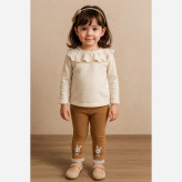 لگ دخترونه کبریتی پنبه در 4رنگ شیک