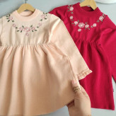 تونیک بافت دخترانه در رنگبندی متنوع