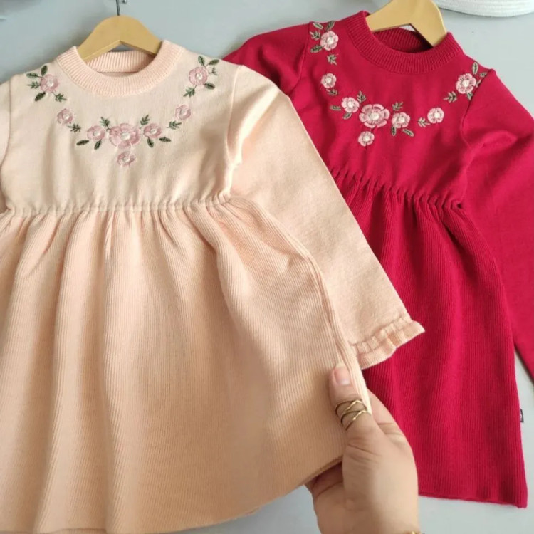 تونیک بافت دخترانه در رنگبندی متنوع