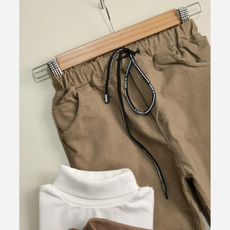 شلوار اسپرت کتان خزدار برای دختران و پسران