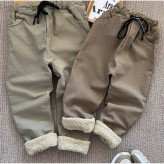 شلوار اسپرت کتان خزدار برای دختران و پسران