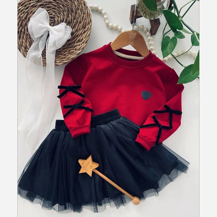 ست کراپ و دامن دخترانه مجلسی ویژه یلدا