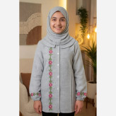 مانتو گلدوزی دخترانه