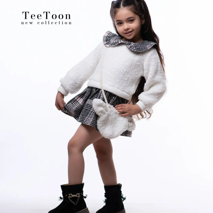 سارافون گرم تدی پشمی دخترانه