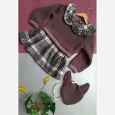 سارافون گرم تدی پشمی دخترانه