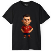 تیشرت آستین کوتاه مردانه پاد آفرین مدل فوتبالی کریستیانو رونالدو کد 1041