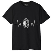 تیشرت آستین کوتاه مردانه پاد آفرین مدل فوتبالی آث میلان کد 414